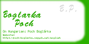 boglarka poch business card